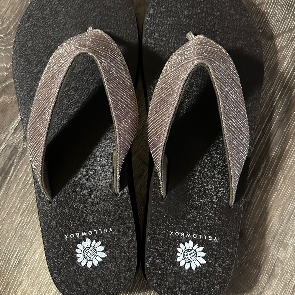 Yellow Box Women's Sandals - Black and Silver